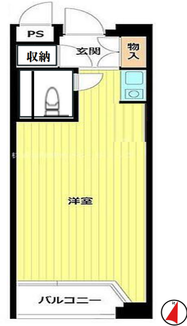 ヒルクレスト平河町の間取り図